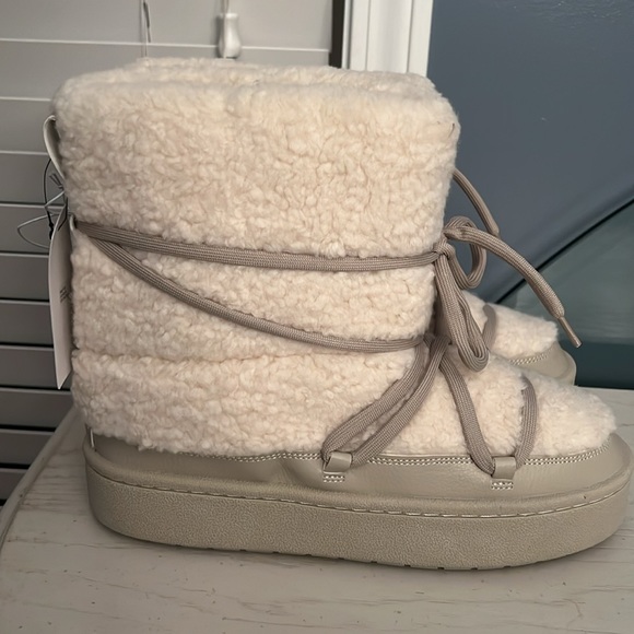 Hm warm lined teddy bear fleece boots - Picture 4 of 12